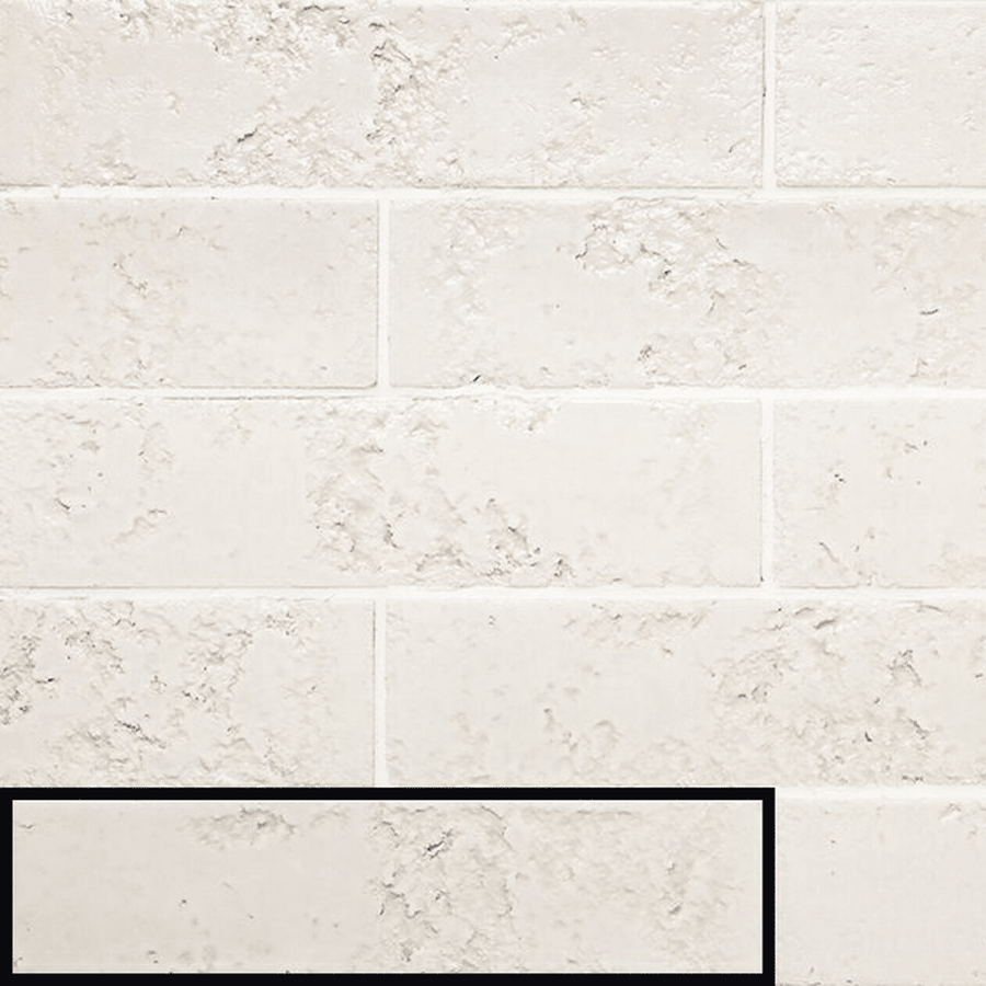 Glossy ceramic white metro wall tiles design