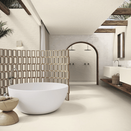 Pukkaia Cotton White glossy ceramic metro tiles