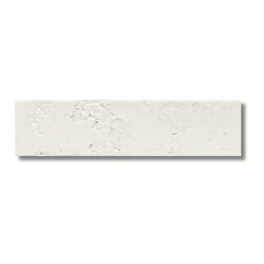 Pukkaia Cotton White glossy ceramic metro tiles
