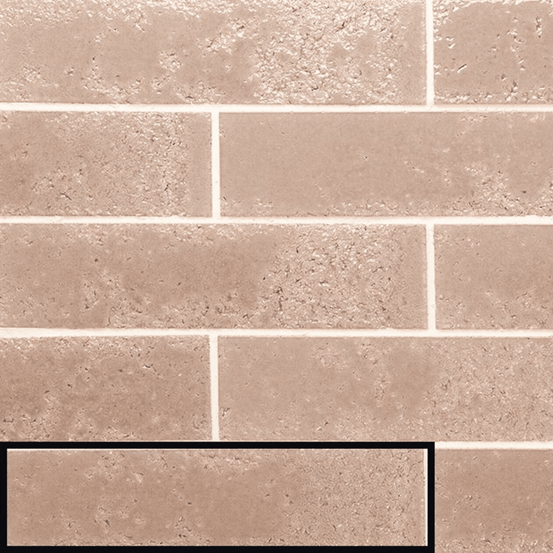 Elegant glossy pale rose ceramic wall metro tiles