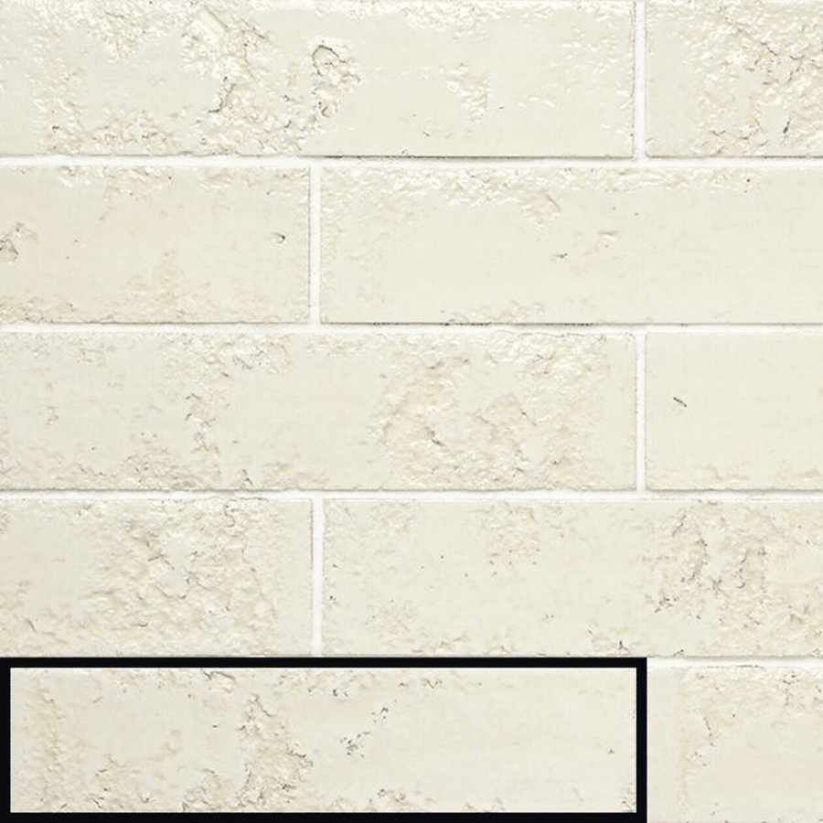 Glossy ceramic cream metro wall tiles design