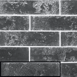 Glossy ceramic grey metro tiles wall design