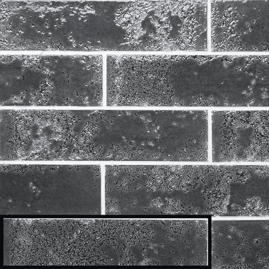 Glossy ceramic grey metro tiles wall design