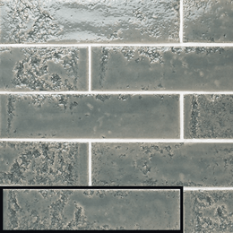 Pukkaia Steel Blue glossy ceramic metro wall tiles