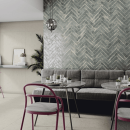 Ceramic glossy steel blue metro tiles wall finish