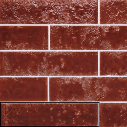 Glossy ceramic Terracotta metro style wall tiles