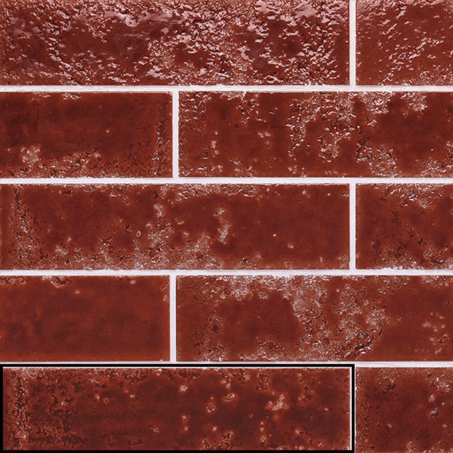 Glossy ceramic Terracotta metro style wall tiles
