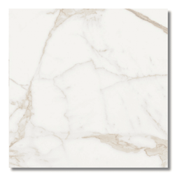 Gloss finish porcelain tiles showing marble inspired texture