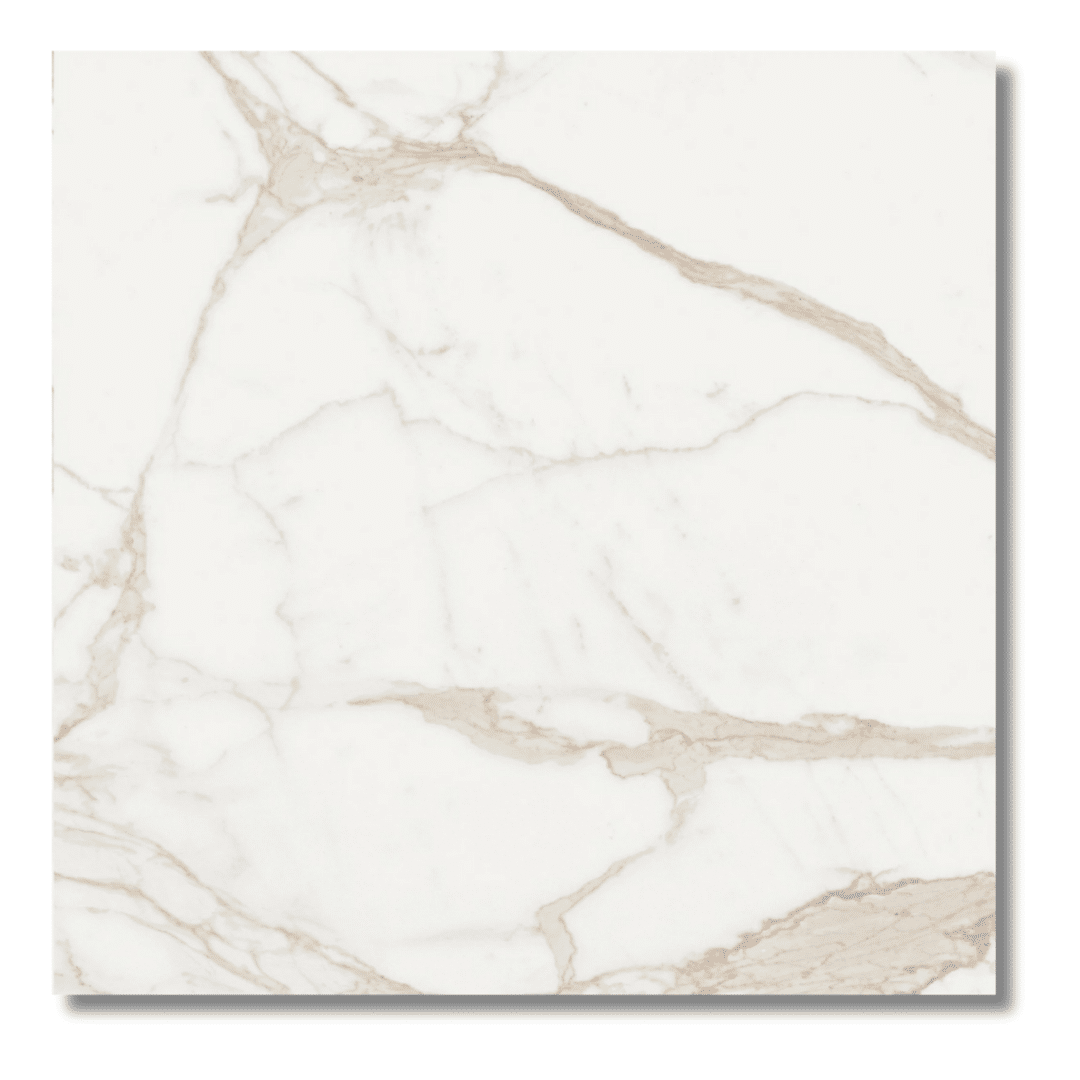 Matt finish porcelain tiles showing warm beige wood pattern