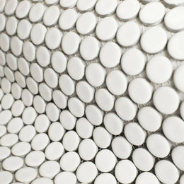Pixel circular Matt mosaic porcelain wall floor tiles