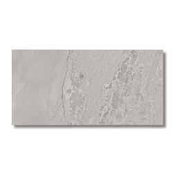 Planet Grey porcelain tile with metallic lappato surface