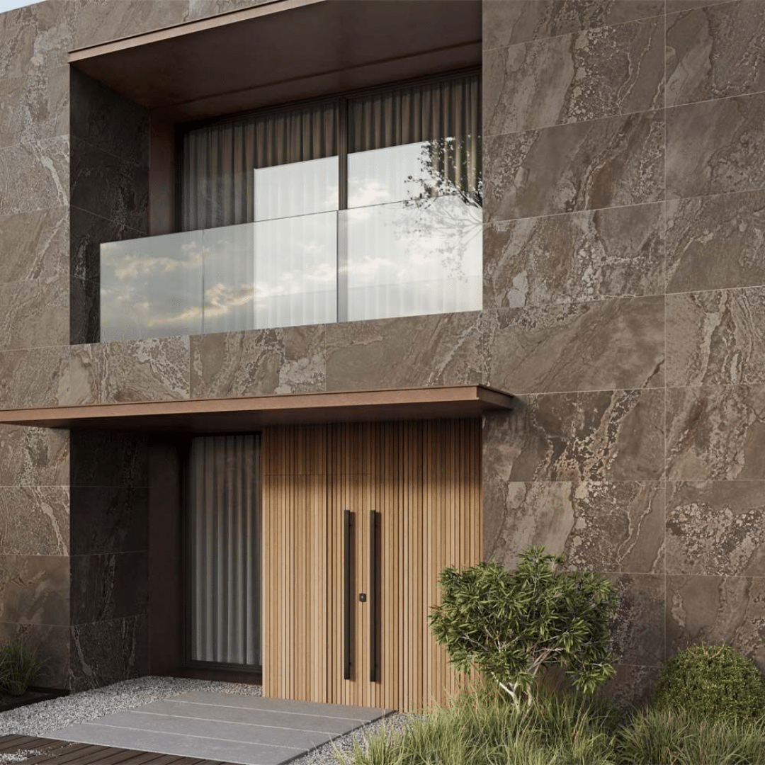 Modern metallic brown porcelain tile for bathroom and hallway