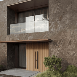 Modern metallic brown porcelain tile for bathroom and hallway