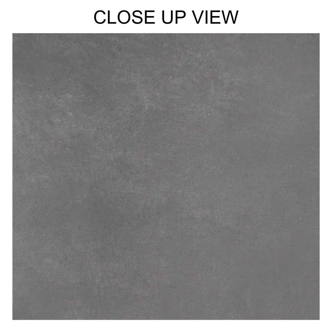 Quayside Coal Grey 600x1200 Matt Concrete Effect Porcelain Tile - Close Up