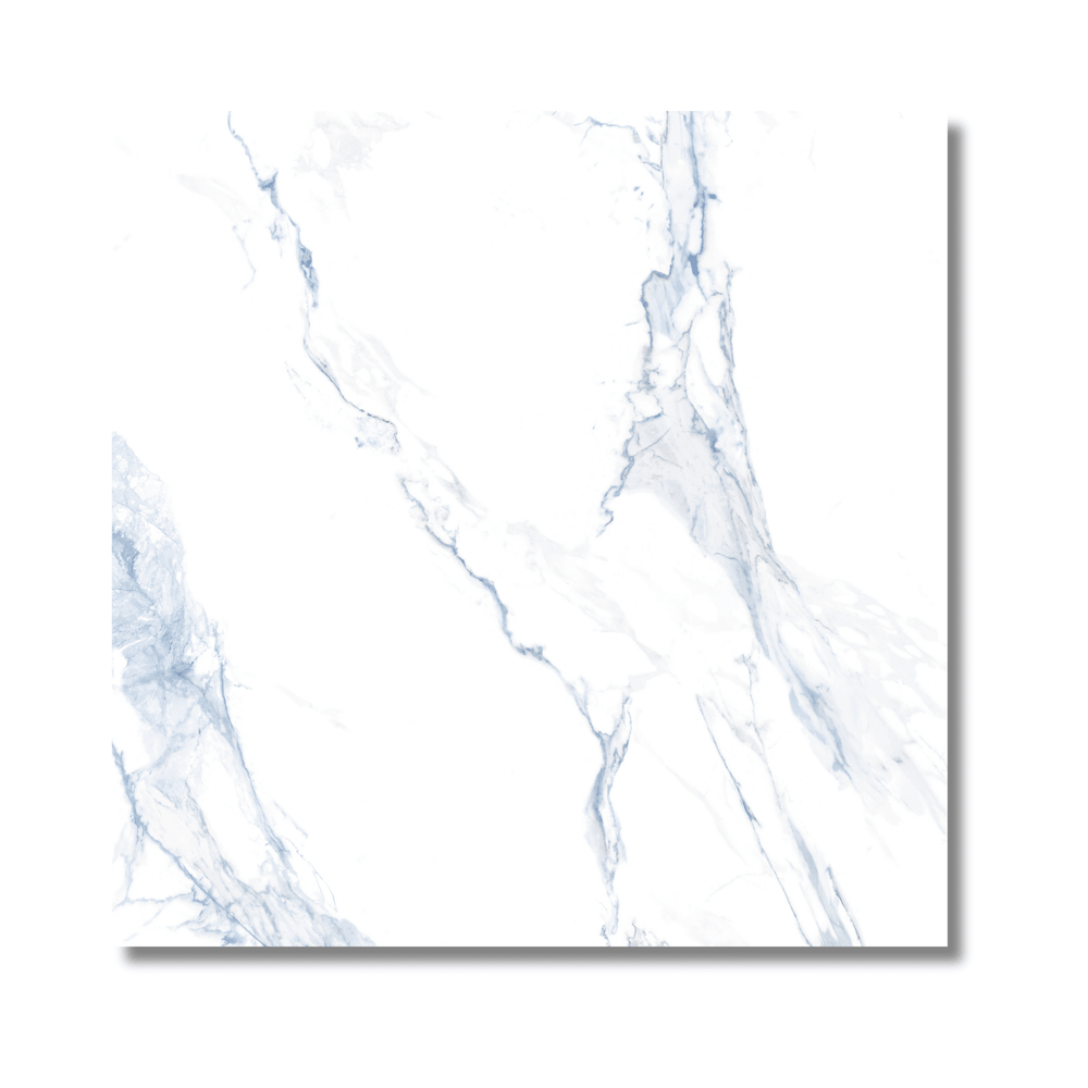 Regency Marble Blue satin floor tile
