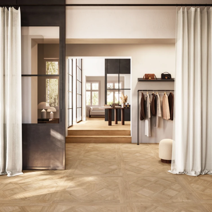 Wood effect porcelain tiles with Matt finish for flooring