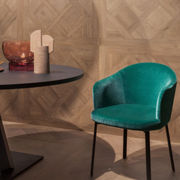 Brown porcelain wood effect tiles for wall and floor