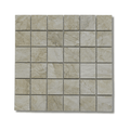 Beige stone effect porcelain mosaic for indoor wall floor