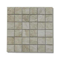 Beige stone effect porcelain mosaic for indoor wall floor