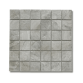 Matt grey stone effect porcelain mosaic interior tiles