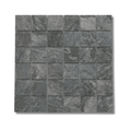 Dark grey stone effect porcelain mosaic tiles for wall and floor
