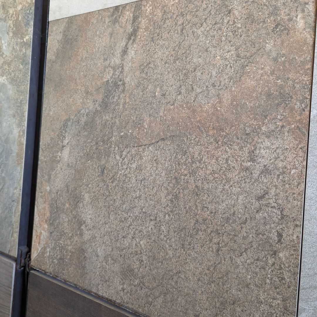 Rocky Bruno Brown 600x600 Rough Matt Outdoor Tile - Real Image 4