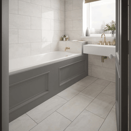 Durable Rola Light Grey matt finish porcelain tiles