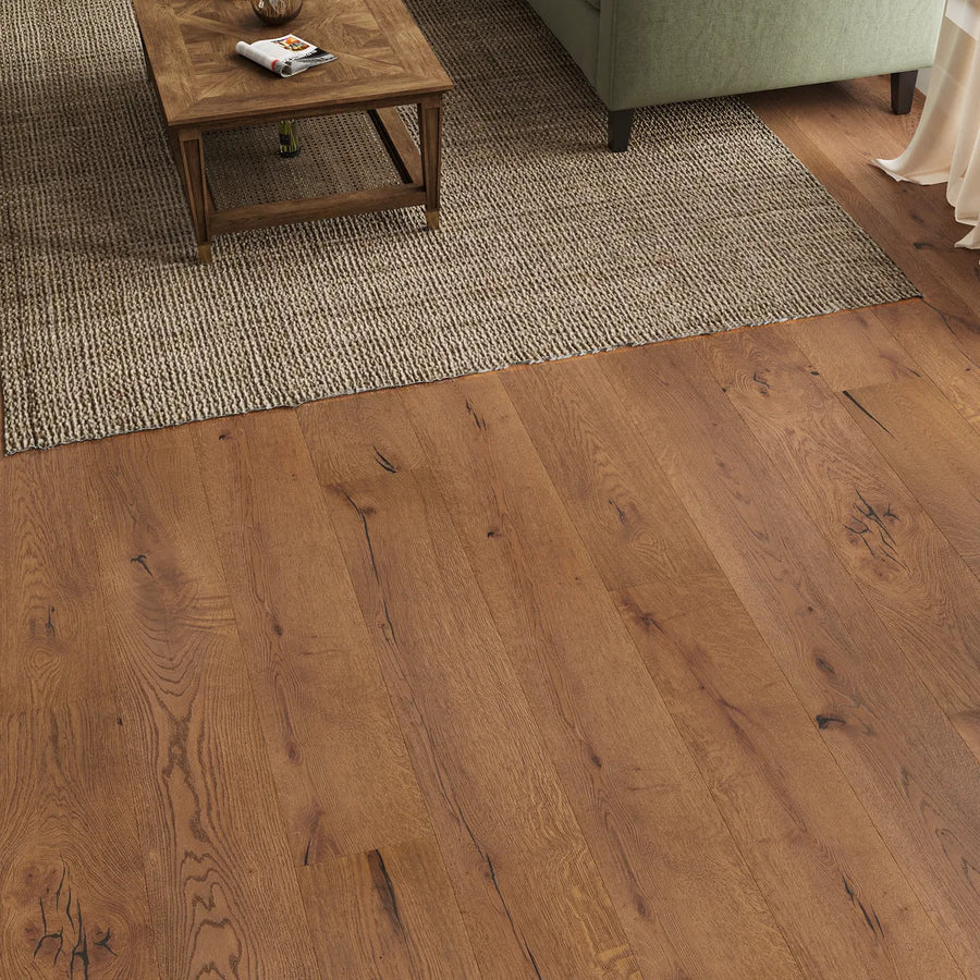 Edenfield Natural Oak Engineered Wood Flooring in a room setting