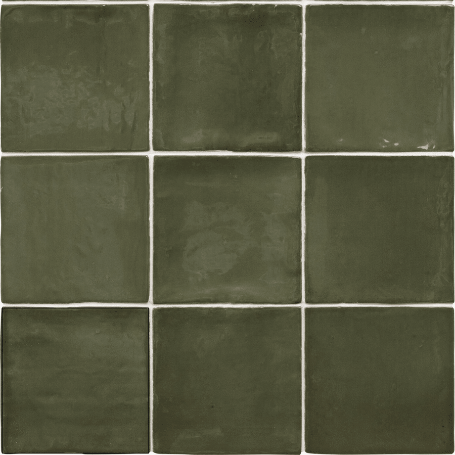 Glossy ceramic Savonia Green decorative green wall tiles