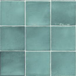Glossy ceramic Savonia Turquoise decorative wall tiles blue