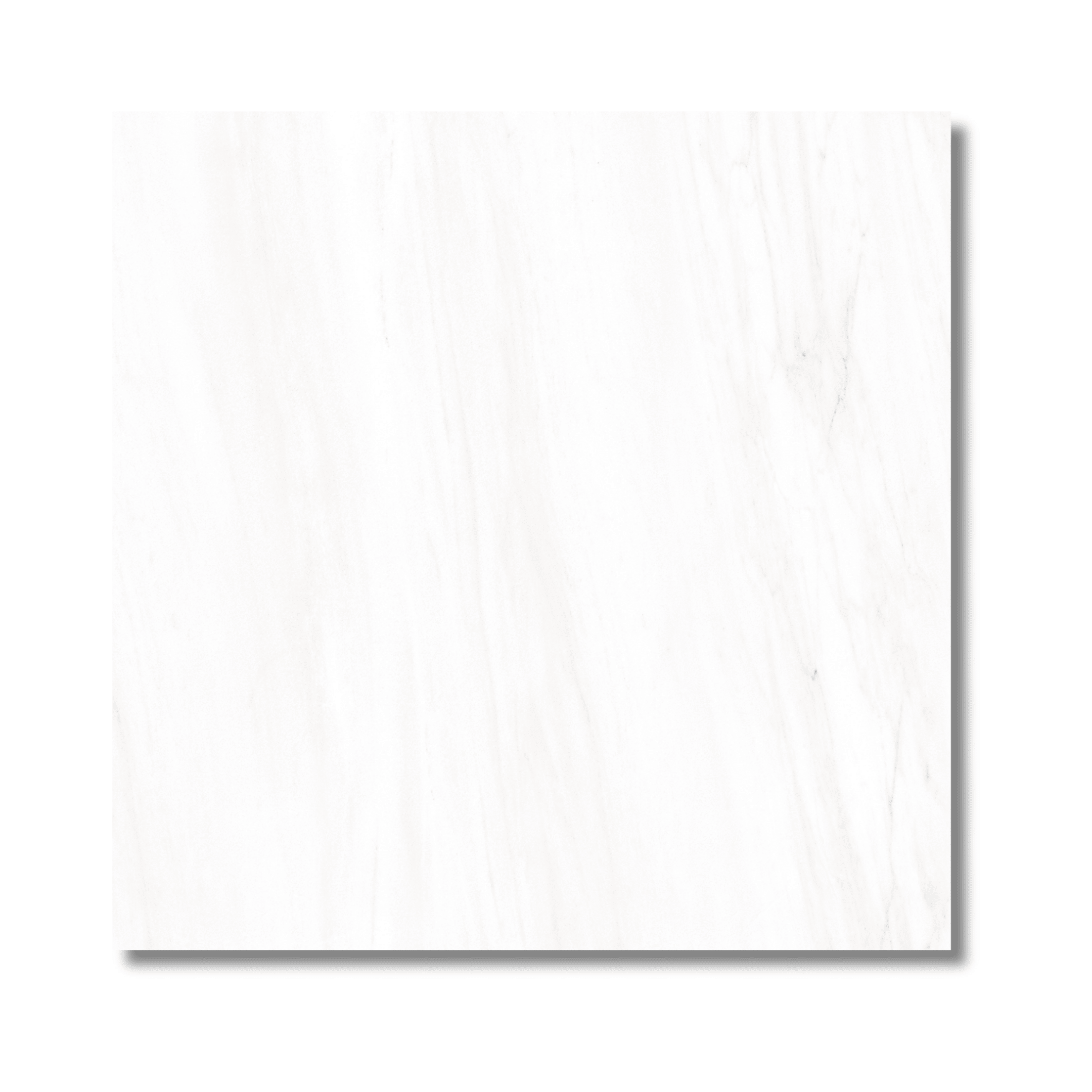 Gloss white porcelain floor tile