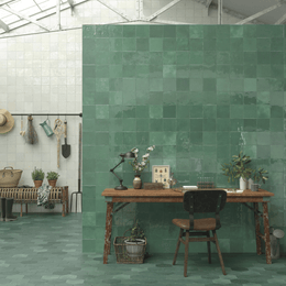 Decorative Suque Turquesa glossy ceramic turquoise wall tiles