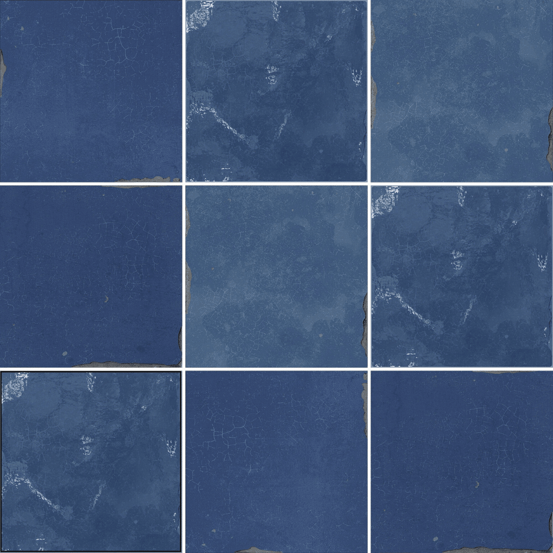 Glossy ceramic Suque Blue decorative blue wall tiles