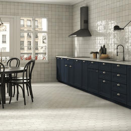 Stylish Suque Bone glossy cream ceramic wall tiles