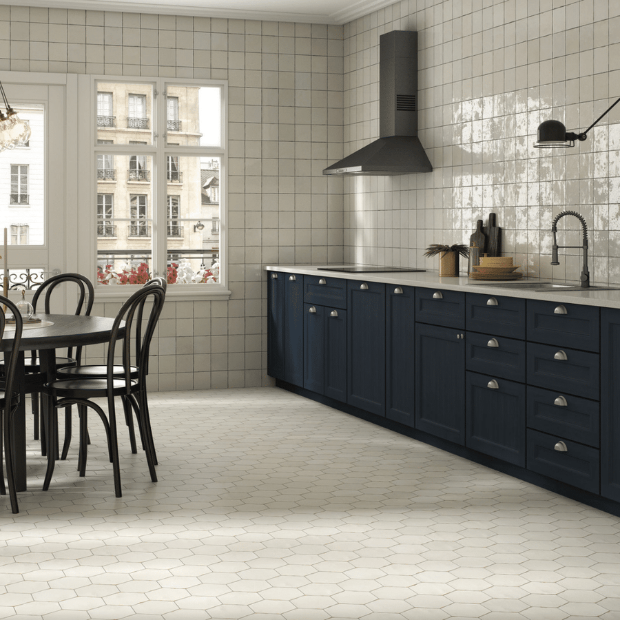 Stylish Suque Bone glossy cream ceramic wall tiles