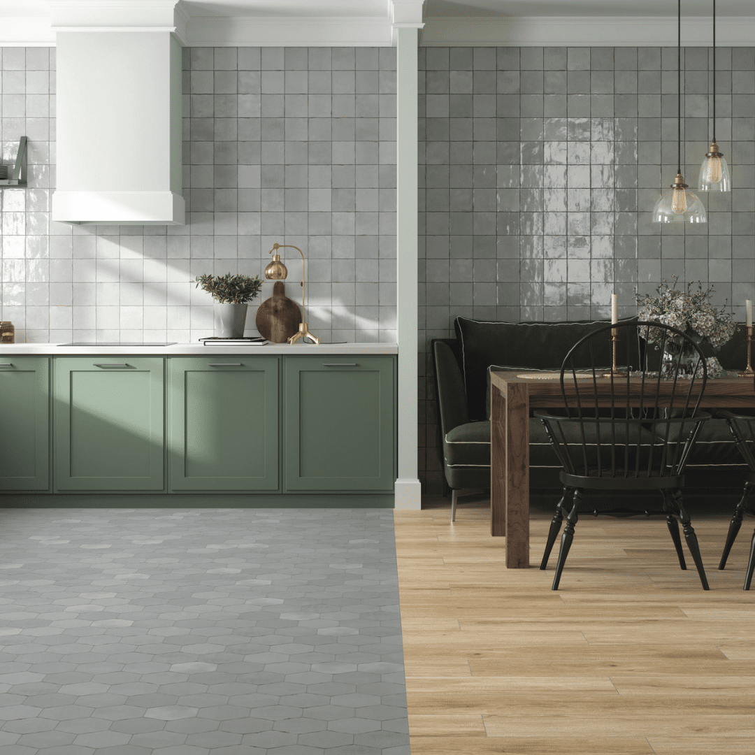 Elegant Suque Grey glossy ceramic decorative wall tiles