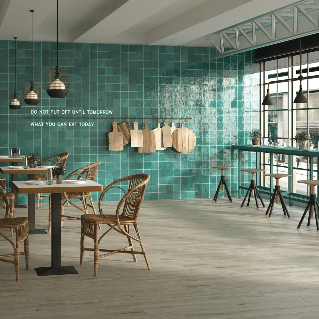 Suque Turquesa glossy ceramic decorative wall tiles