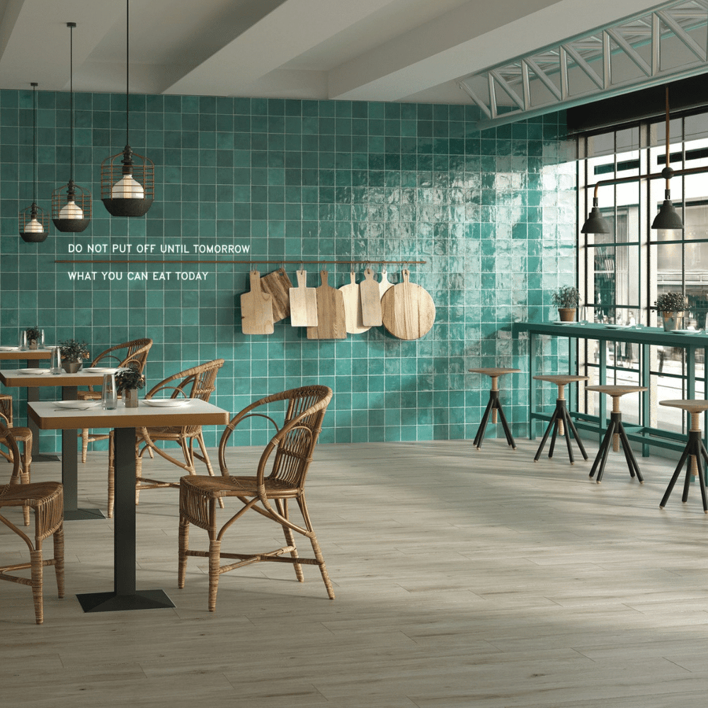 Elegant Souk Turquesa glossy ceramic decorative wall tiles