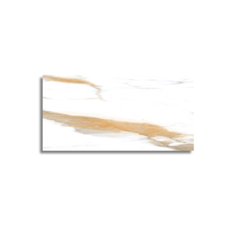 Statuario Gold polished porcelain surface