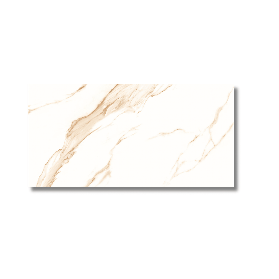 Elegant gold vein porcelain tile
