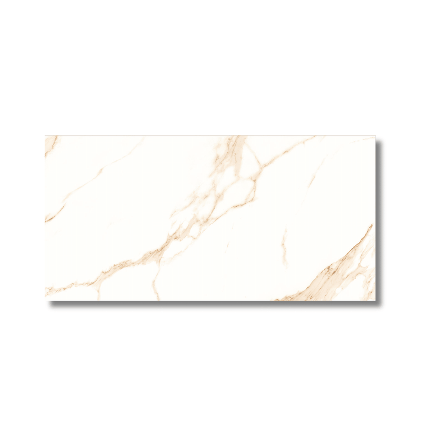 Statuario Gold matt porcelain floor tile