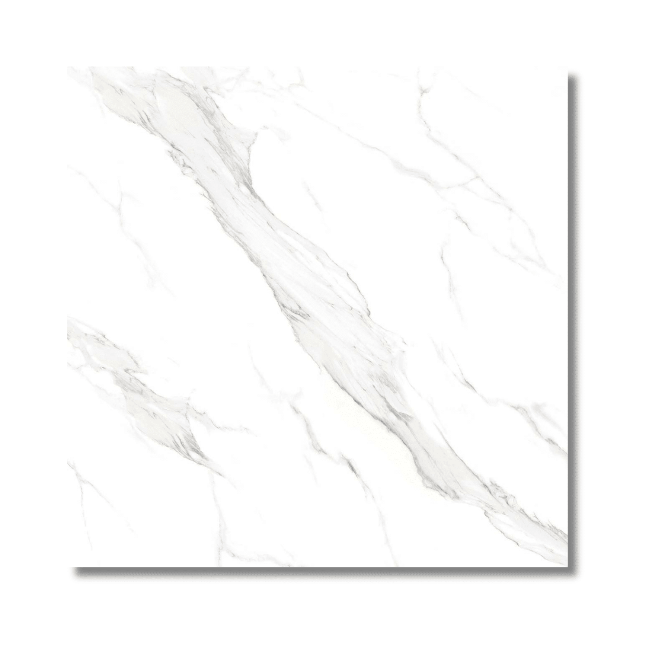 Statuario Mercury gloss porcelain floor tile