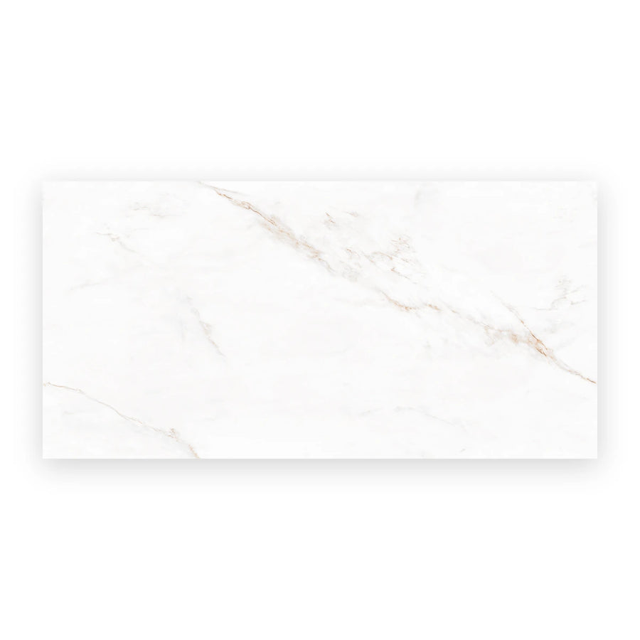 Statuario Trand white porcelain wall and floor marble effect tiles
