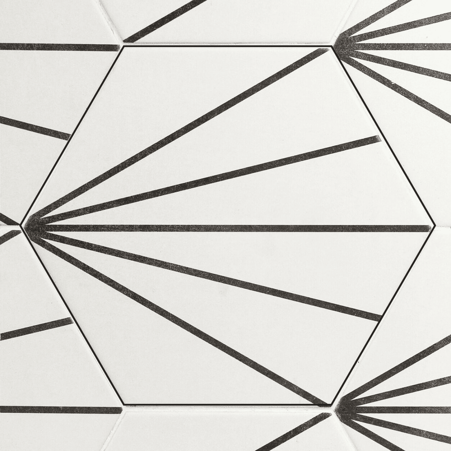 Matt white wall tiles