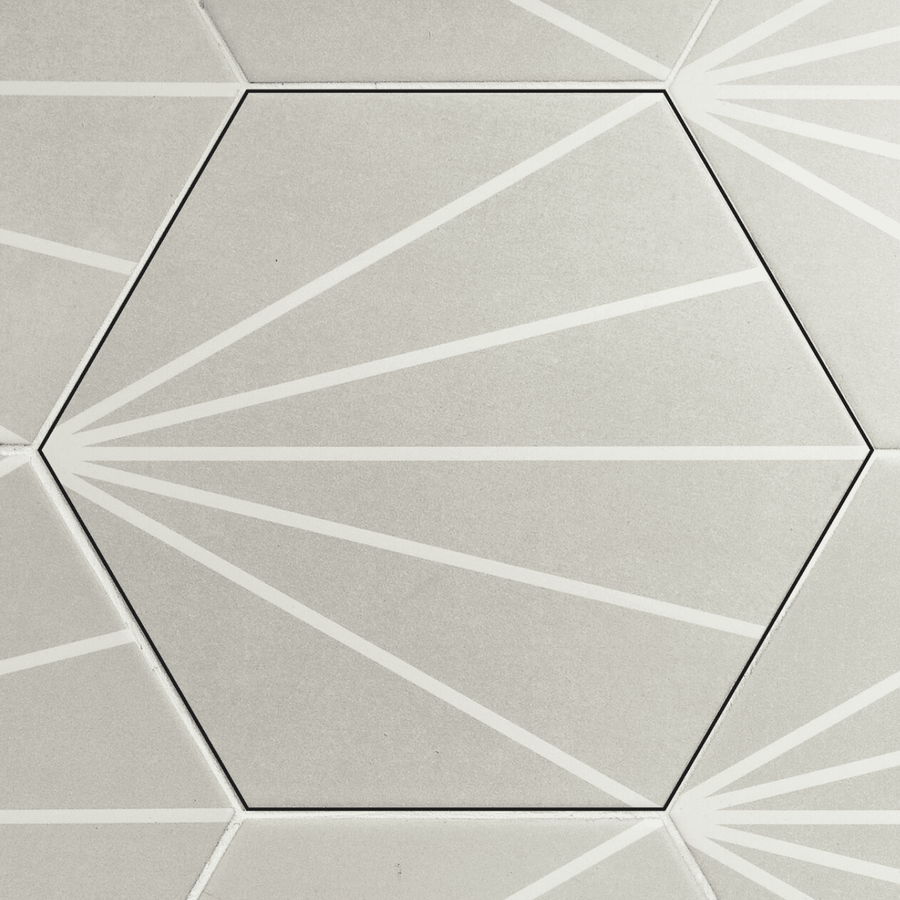 Matt grey porcelain tiles