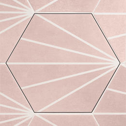Pink porcelain matt tiles