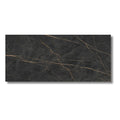 Saint Laurent black porcelain onyx effect wall floor tiles