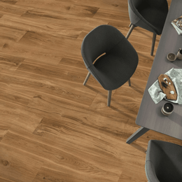 Wood inspired porcelain tiles with soft matt surface