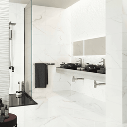 Elegant Serenity Gloss tiles with polished stone look
