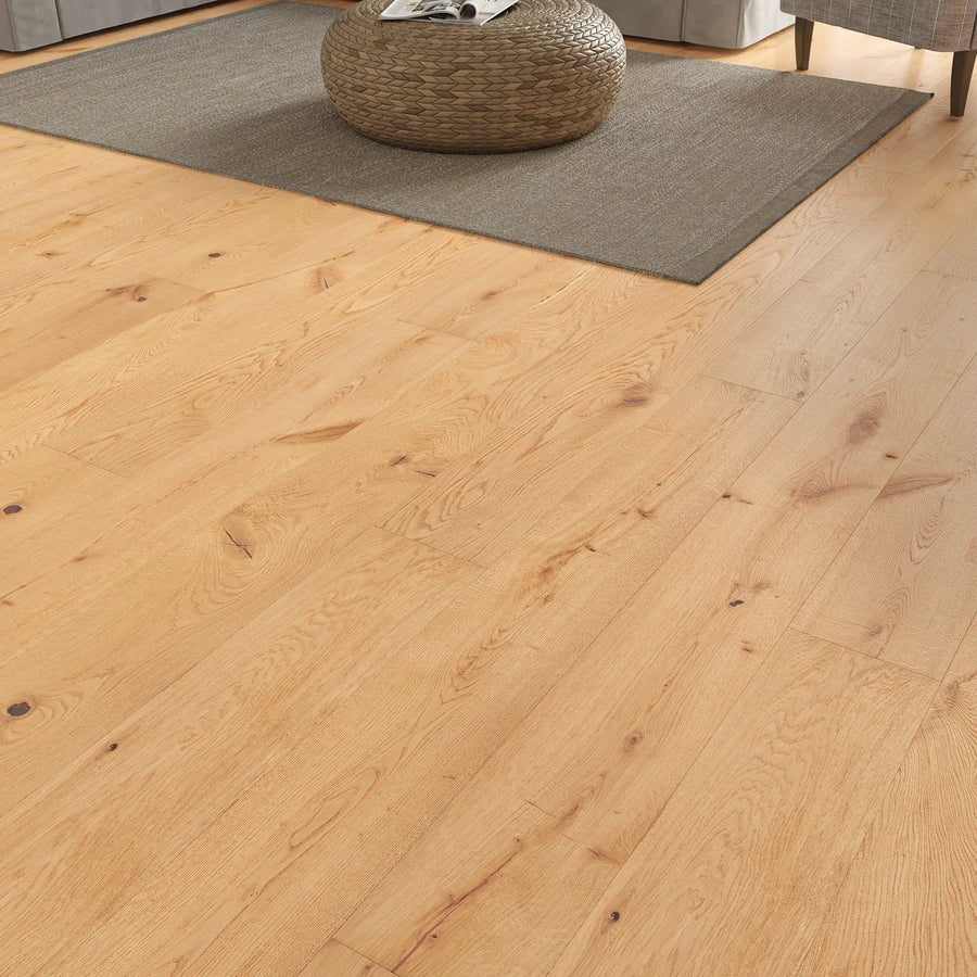 Kelbrook Natural Oak Engineered Wood Flooring in a room setting